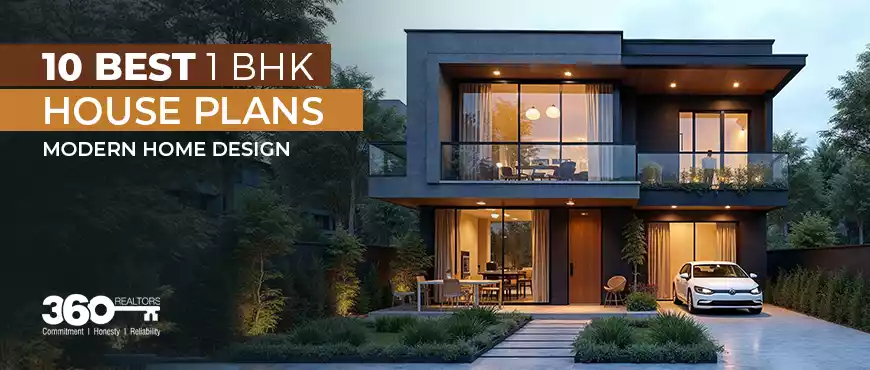 10 Best 1 BHK House Plans - Modern Home Designs