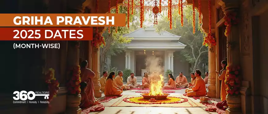 Griha Pravesh Muhurat 2025 Dates (Month-wise)