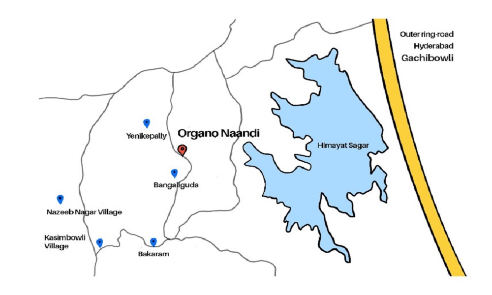 Organo Naandi Location Map Image