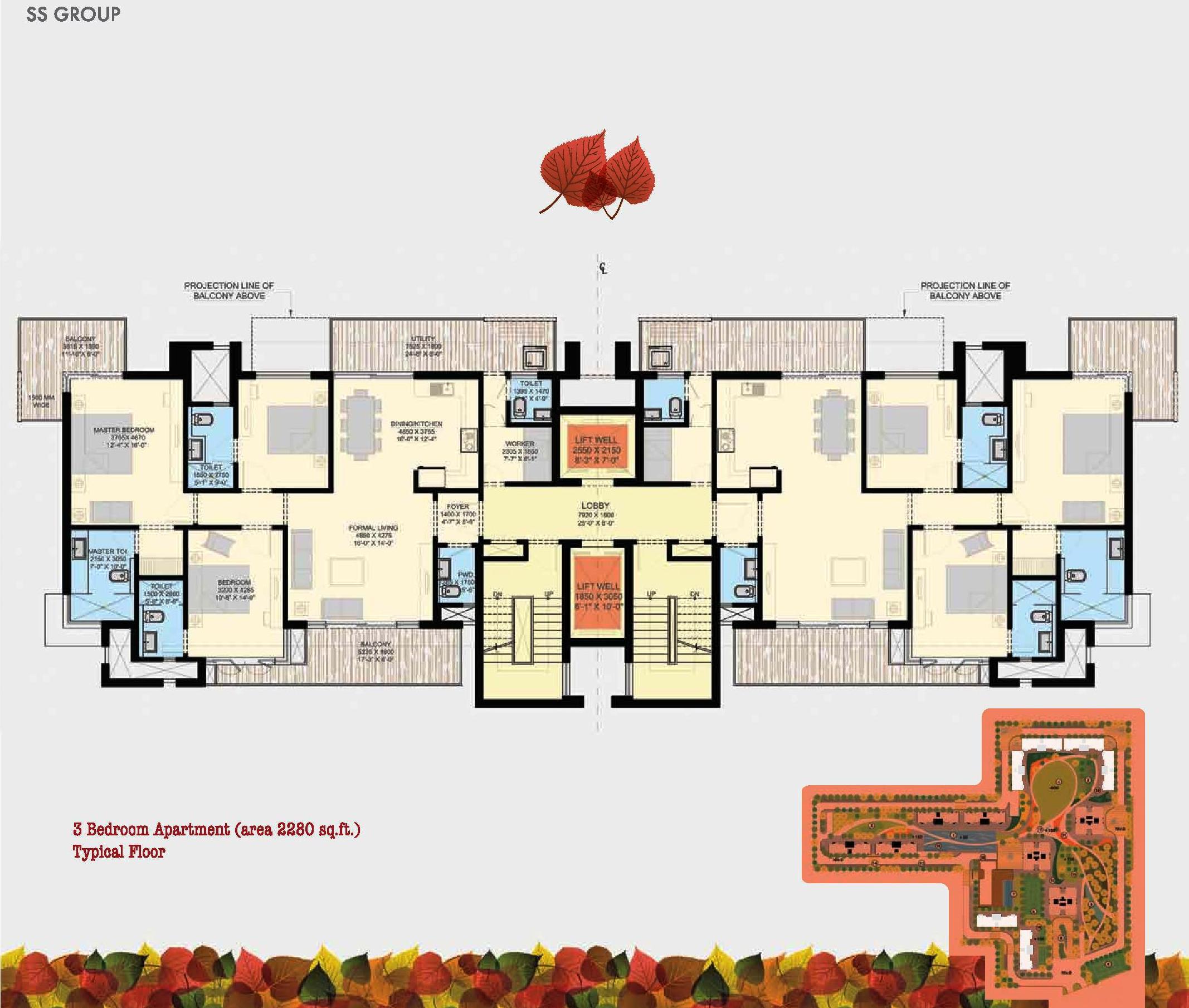 Ss Group The Leaf  Floor Plan 