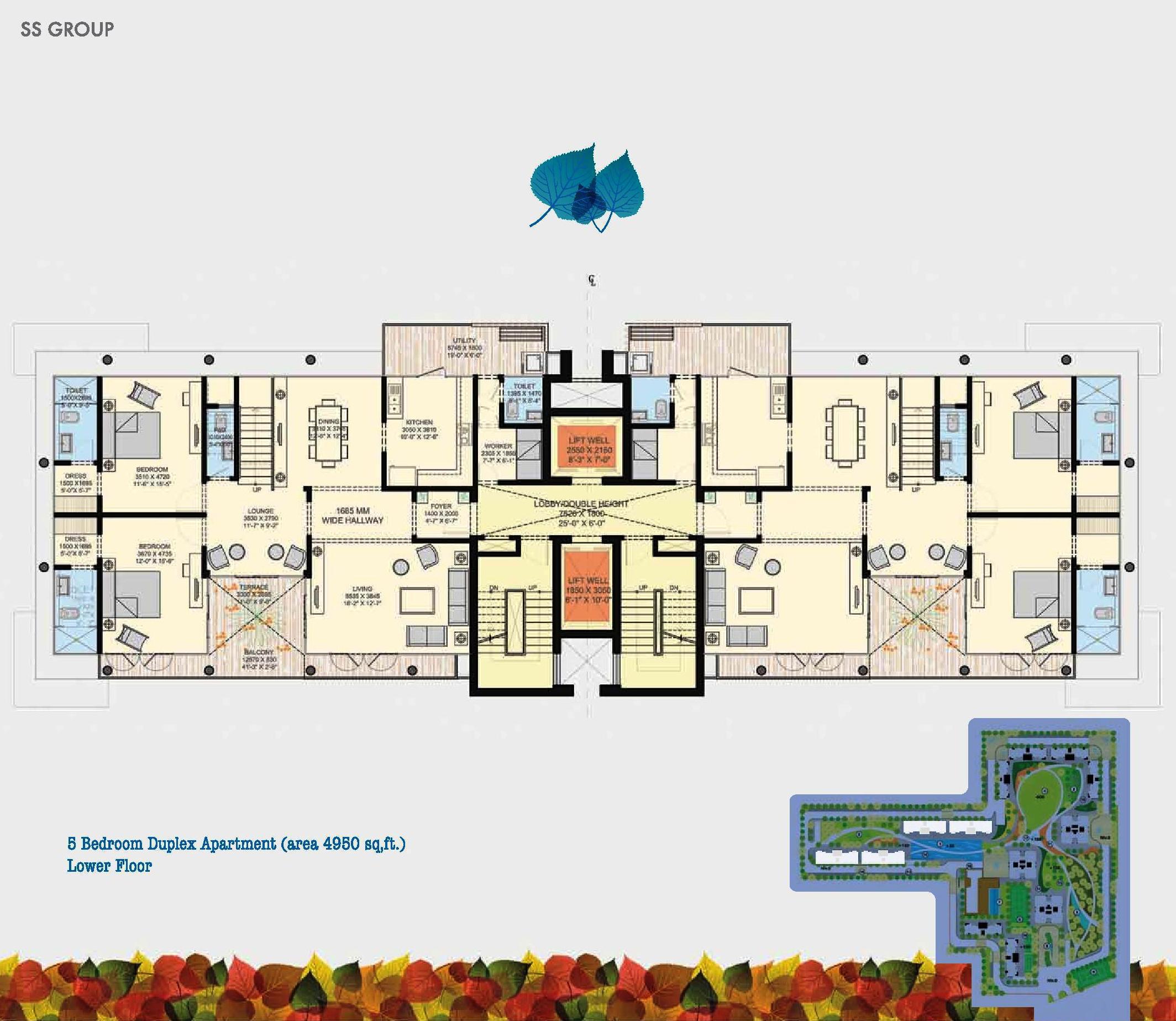 Ss Group The Leaf  Floor Plan 