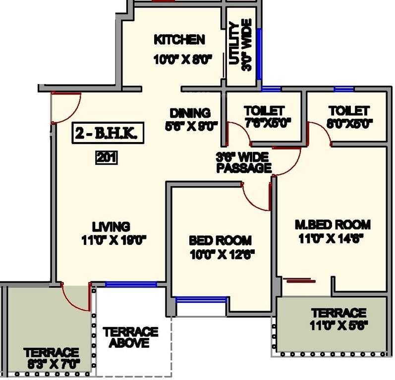 Nyati Elan  Floor Plan 
