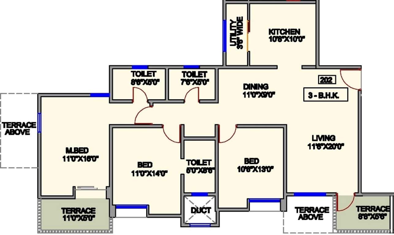 Nyati Elan  Floor Plan 
