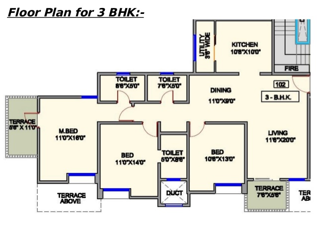 Nyati Elan  Floor Plan 