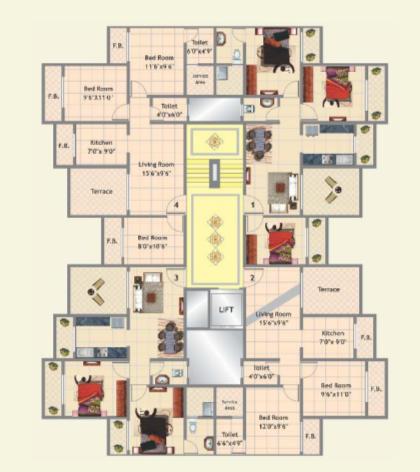 Mohan Suburbia  Floor Plan 