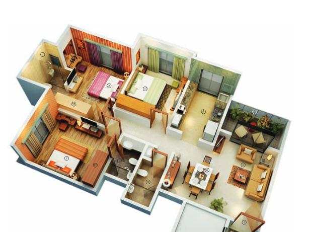 Mohan Suburbia  Floor Plan 