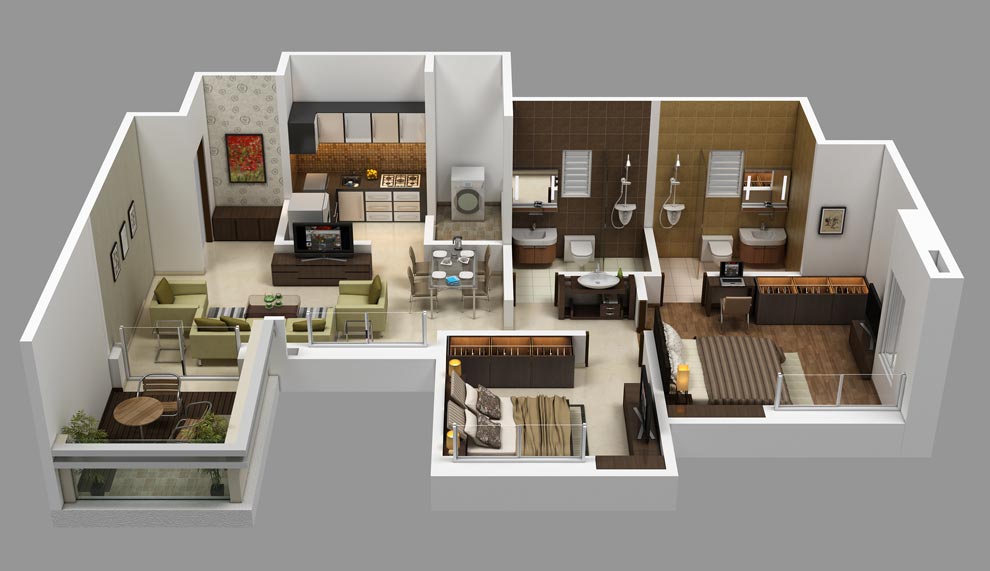 Goel Ganga Hill Shire  Floor Plan 