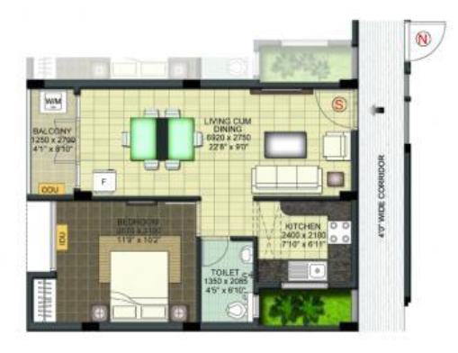  Sarovar  Floor Plan 