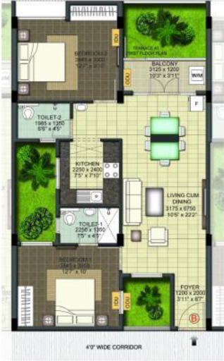 Sarovar  Floor Plan 