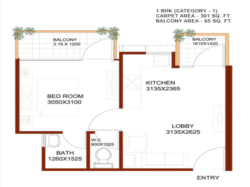 Signature Global Synera  Floor Plan 