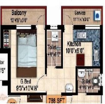  Krishu Phase Ii  Floor Plan 