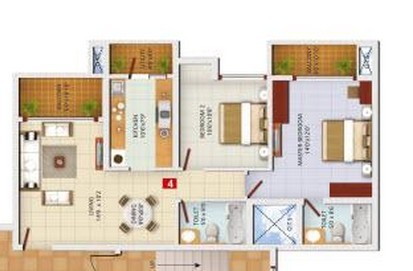 Indiabulls Greens Phase I  Floor Plan  Indiabulls Greens Phase I  Floor Plan