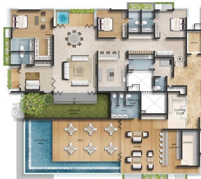 Ozone The Gardenia  Floor Plan  Ozone The Gardenia  Floor Plan