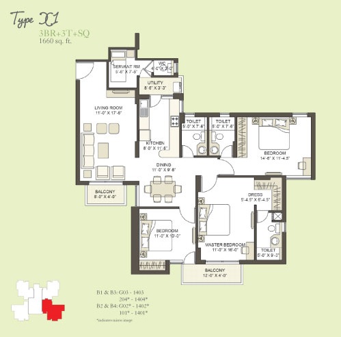 Unitech South Park  Floor Plan  Unitech South Park  Floor Plan