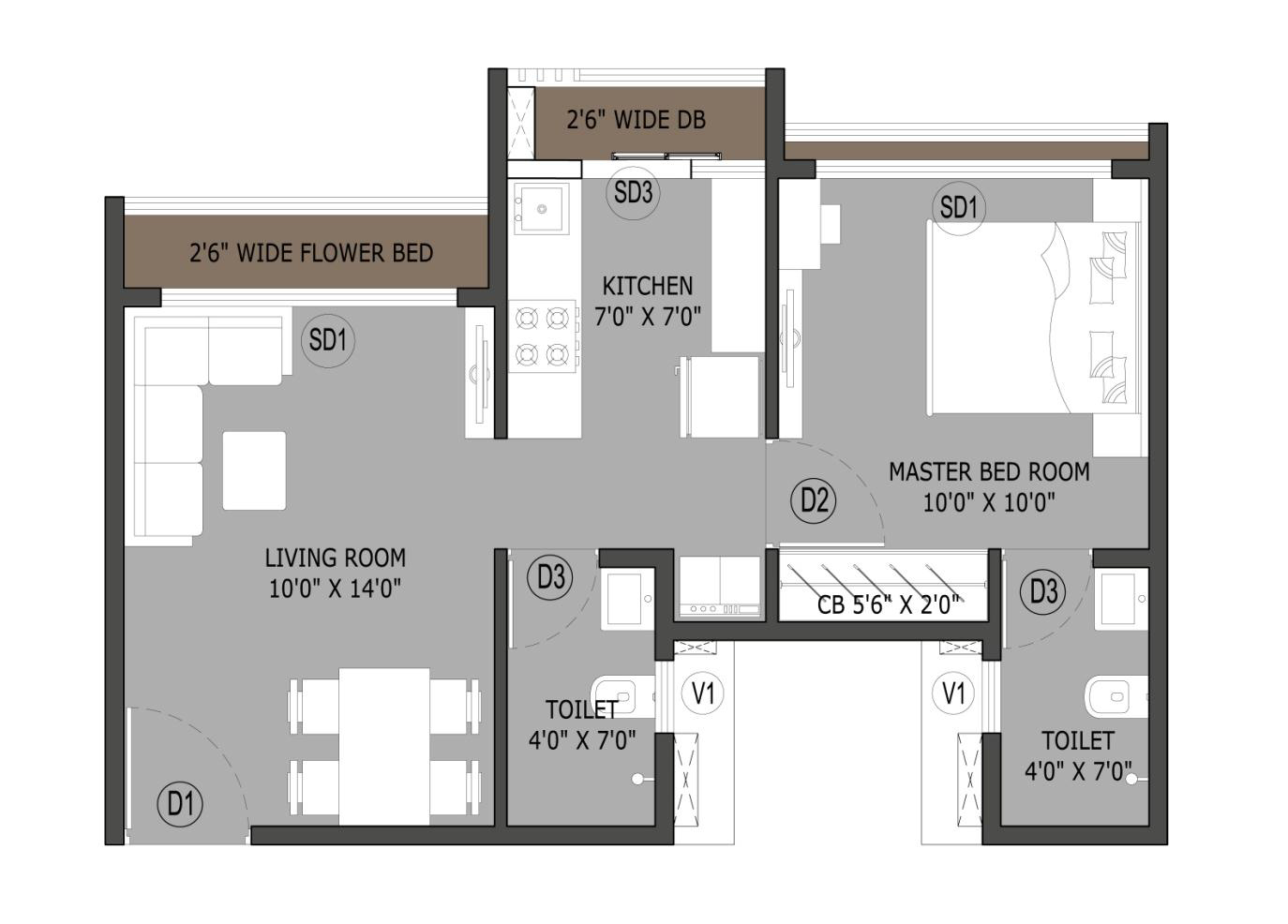 Godrej Vihaa  Floor Plan  Godrej Vihaa  Floor Plan