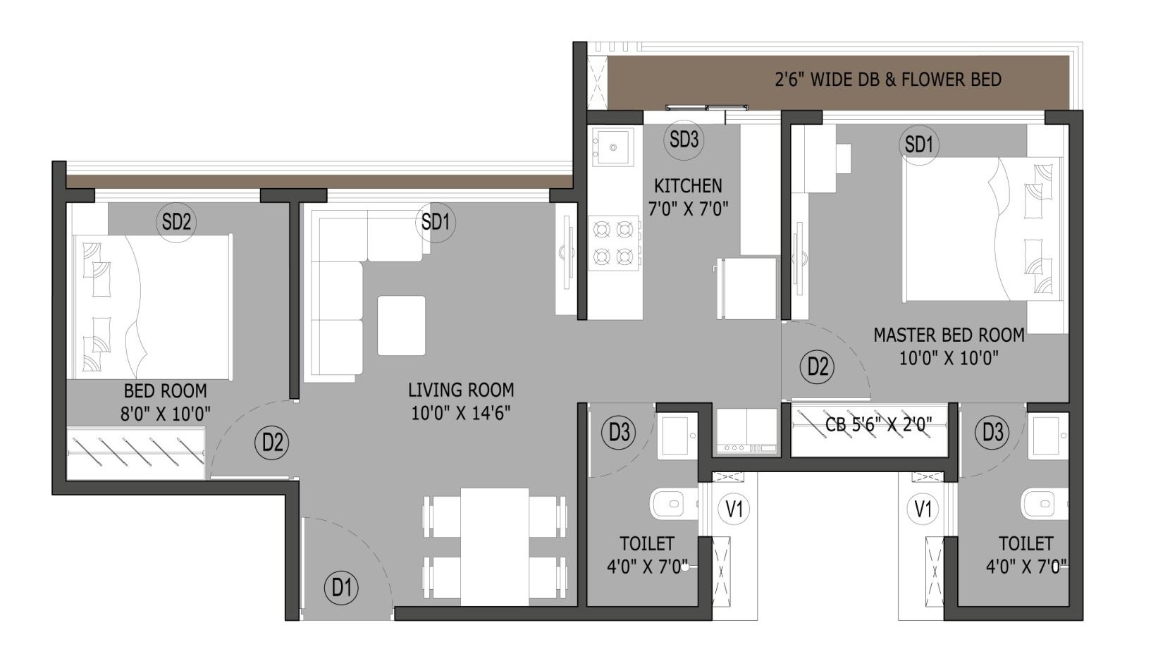 Godrej Vihaa  Floor Plan  Godrej Vihaa  Floor Plan