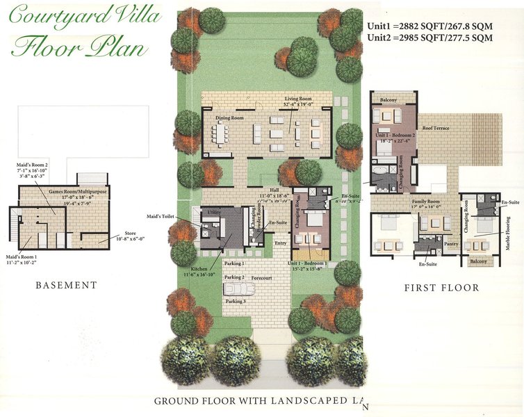 Unitech Karma Lakelands  Floor Plan 