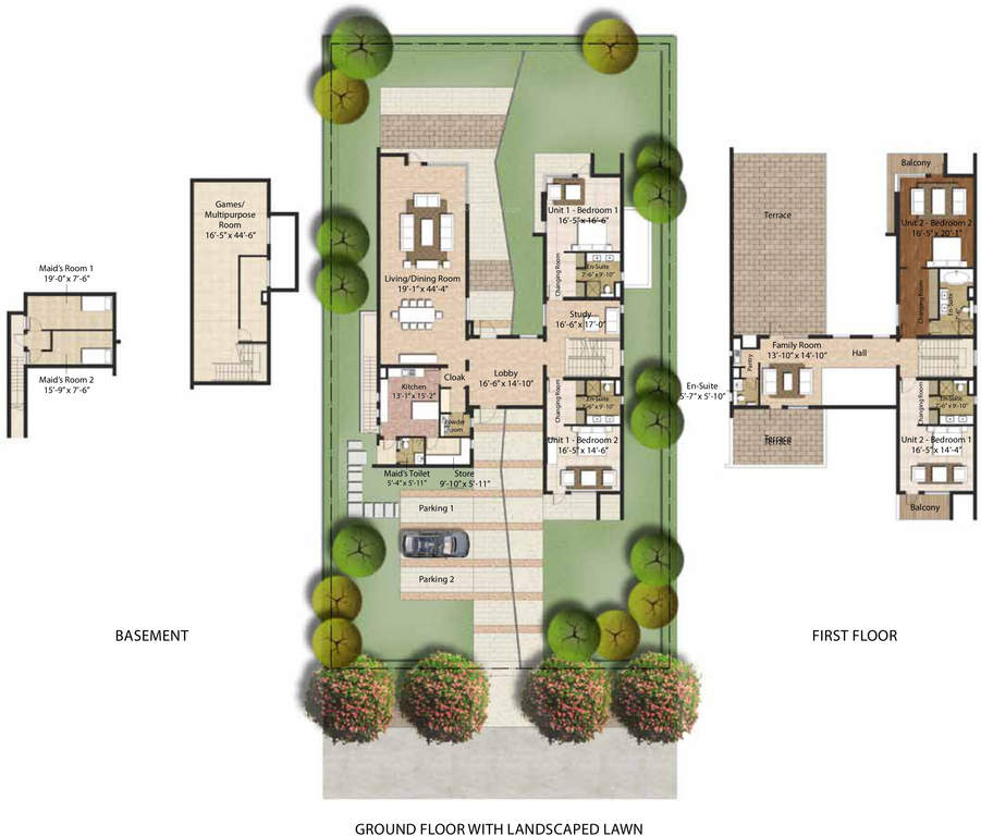 Unitech Karma Lakelands  Floor Plan 