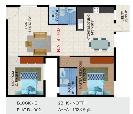 Unique Eastern Breeze  Floor Plan 