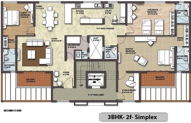 Nitesh Estate Palo Alto  Floor Plan 