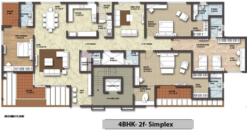 Nitesh Estate Palo Alto  Floor Plan 