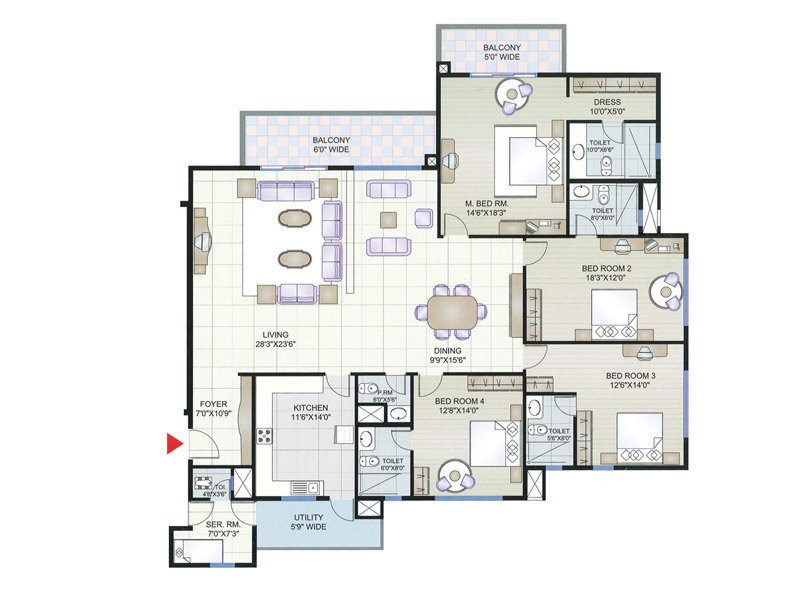 Prestige Shantiniketan  Floor Plan  Prestige Shantiniketan  Floor Plan
