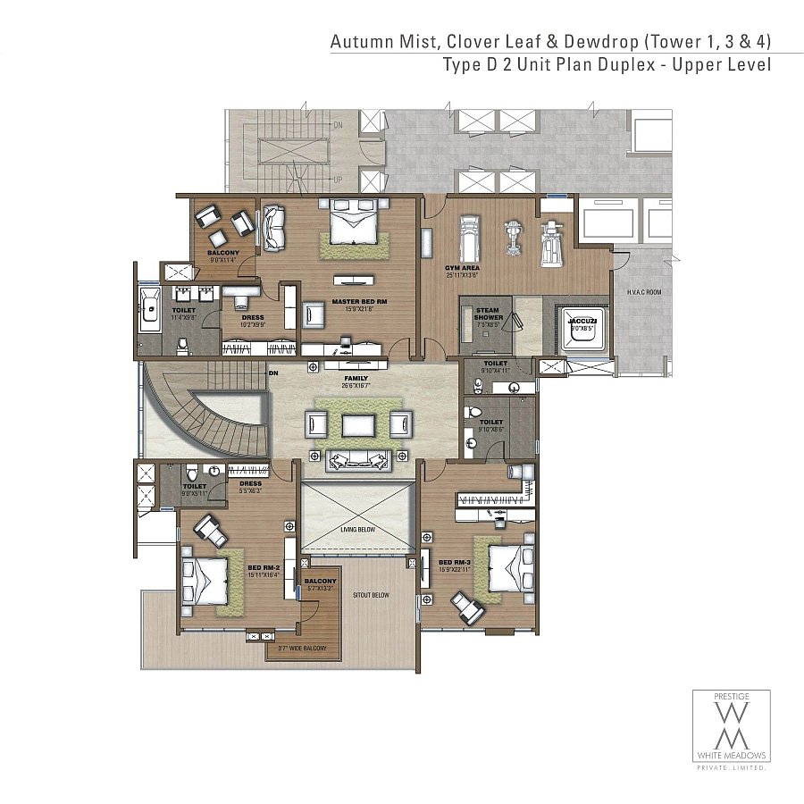 Prestige White Meadows  Floor Plan 