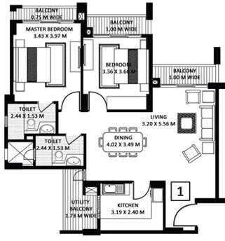 Godrej Anandam  Floor Plan 