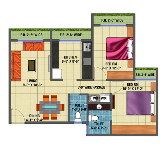 Arihant Anaika  Floor Plan 