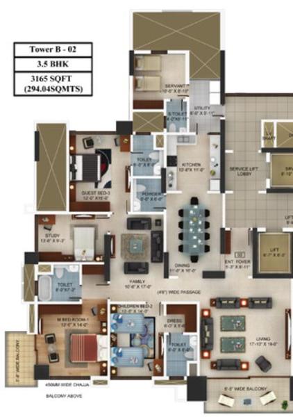 Mantri Blossom  Floor Plan 