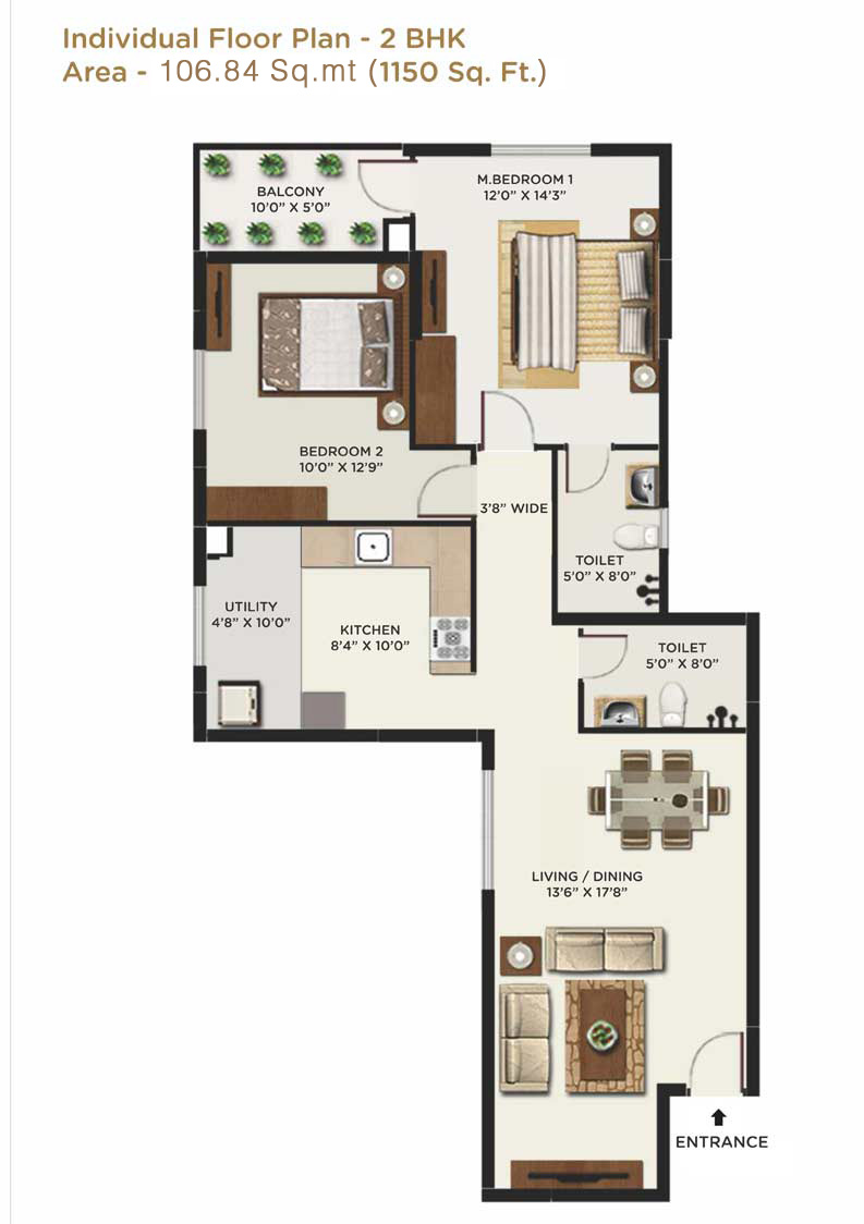 Mantri Alpyne  Floor Plan 