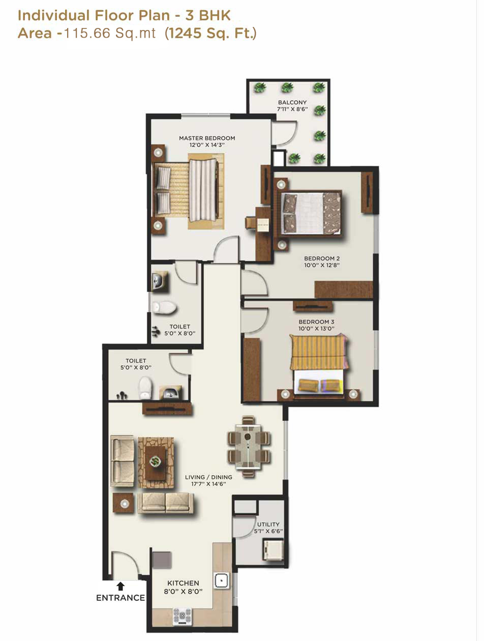 Mantri Alpyne  Floor Plan 