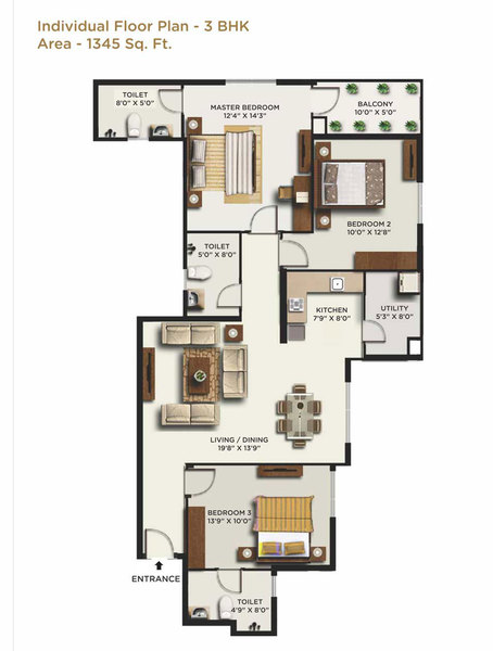Mantri Alpyne  Floor Plan 