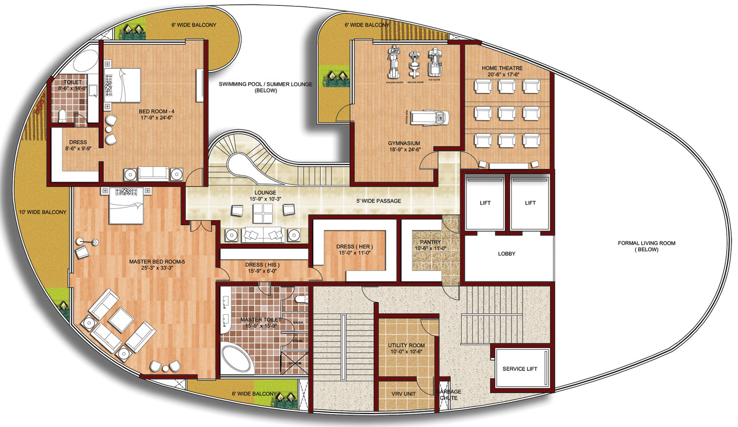Krrish The Eiffel  Floor Plan 