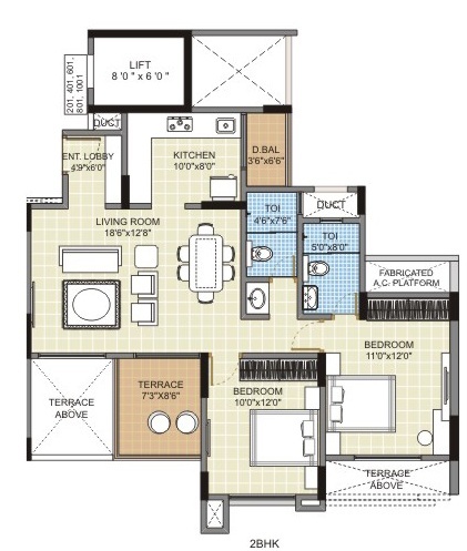 Pride Aashiyana  Floor Plan 