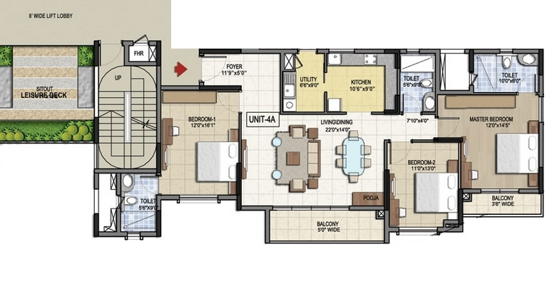 Aparna Elina  Floor Plan 