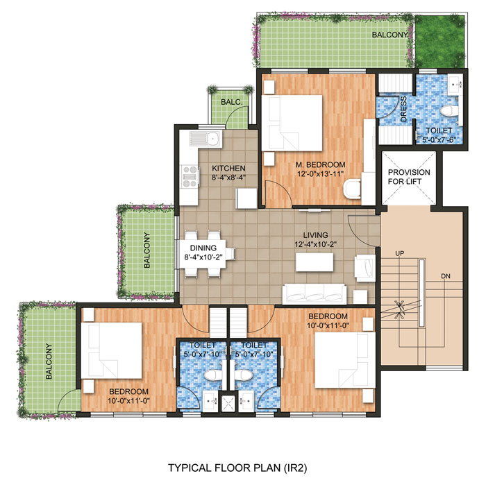 Raheja Ayana Residences  Floor Plan 