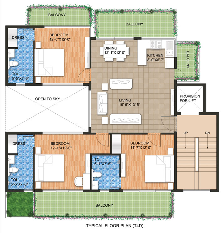 Raheja Ayana Residences  Floor Plan 