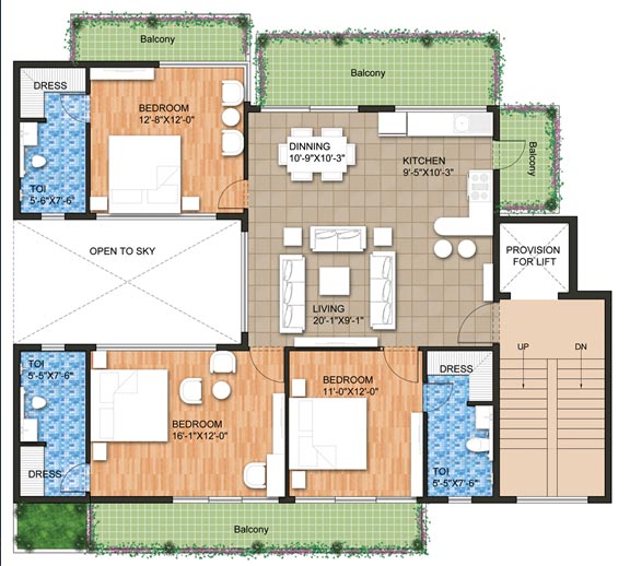 Raheja Ayana Residences  Floor Plan 