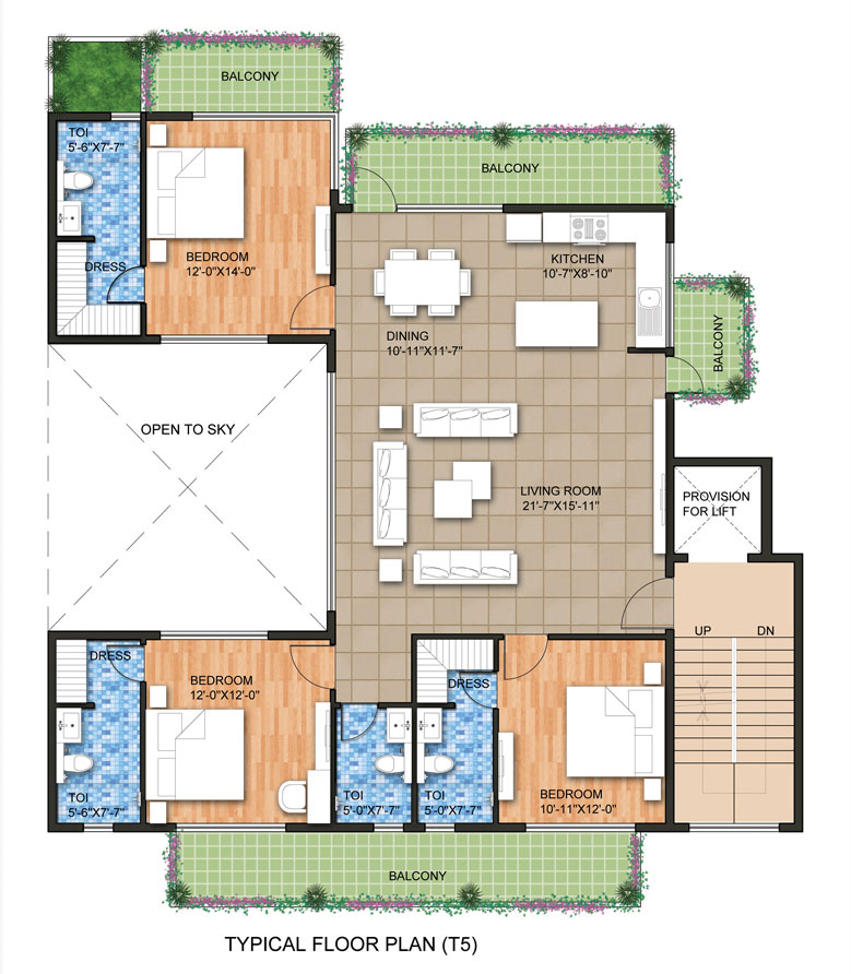 Raheja Ayana Residences  Floor Plan 