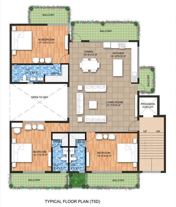 Raheja Ayana Residences  Floor Plan 