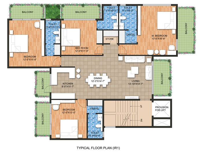 Raheja Ayana Residences  Floor Plan 