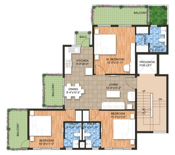 Raheja Ayana Residences  Floor Plan 