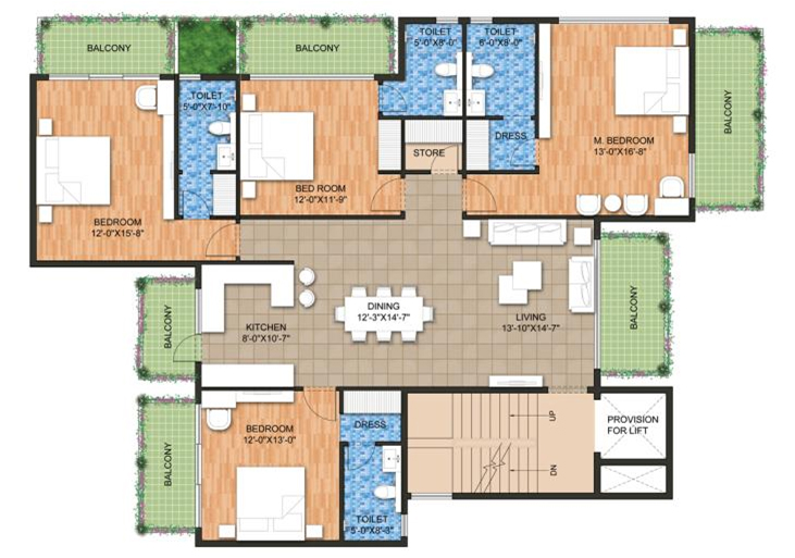 Raheja Ayana Residences  Floor Plan 