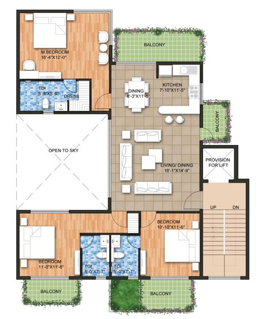 Raheja Ayana Residences  Floor Plan 