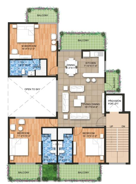 Raheja Ayana Residences  Floor Plan 