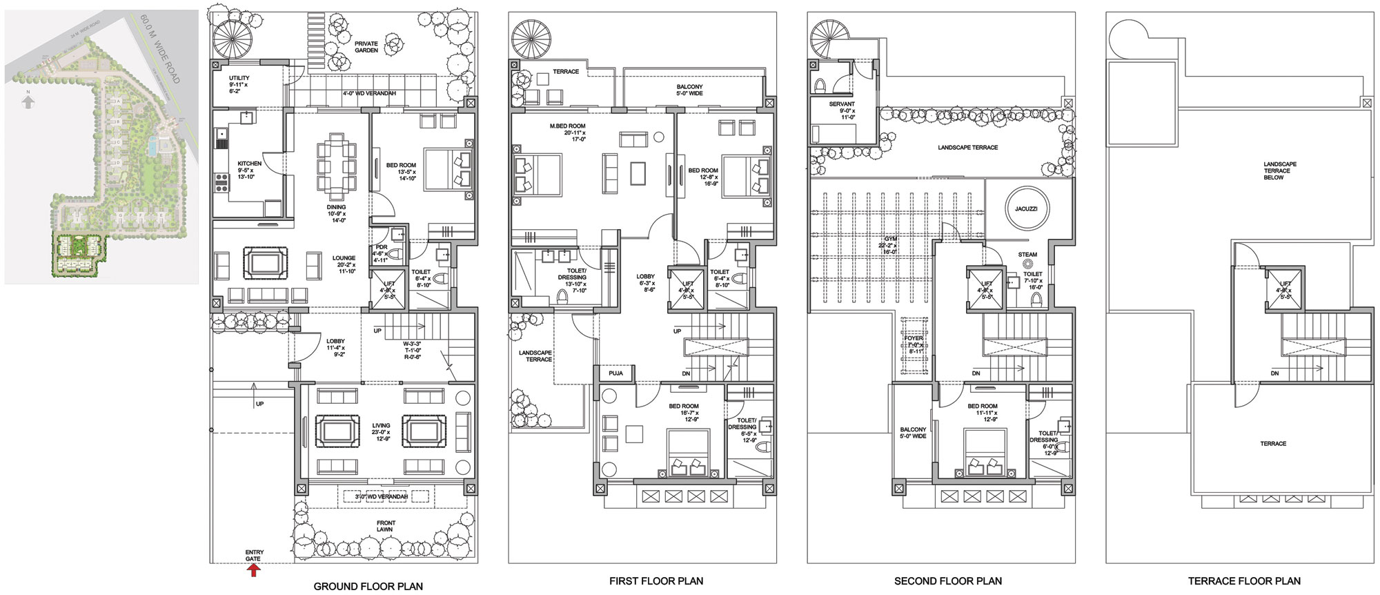 Bestech Park View Ananda Villas  Floor Plan 
