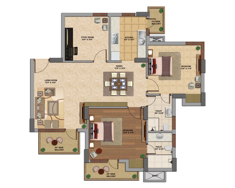 Geoworks 1000 Trees  Floor Plan  Geoworks 1000 Trees  Floor Plan