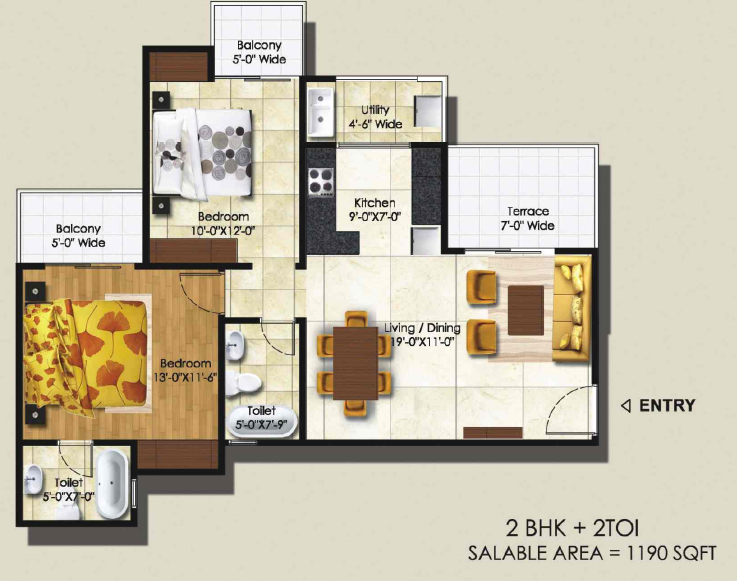  Residency  Floor Plan 