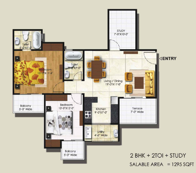 Residency  Floor Plan 